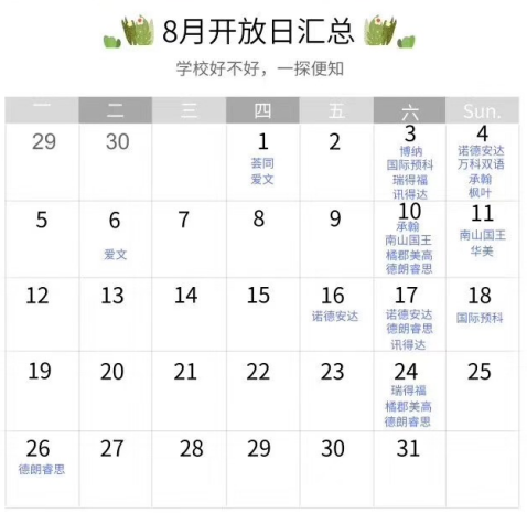 <a href='http://www.wopb.cn/szschool/' target='_blank'><u>深圳國際學(xué)校</u></a>8月開放日匯總